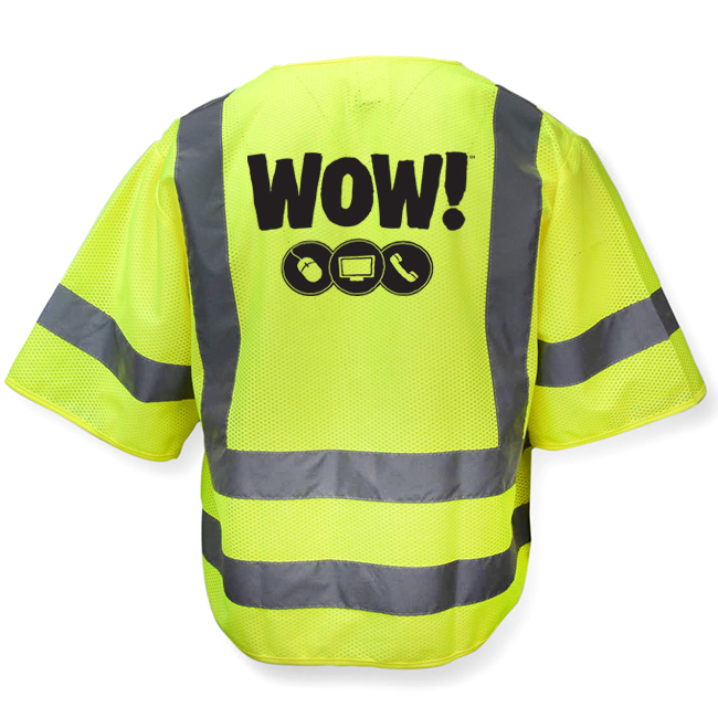 Radians SV83 Standard Type R Class 3 Green Mesh Vest with WOW Logo from GME Supply